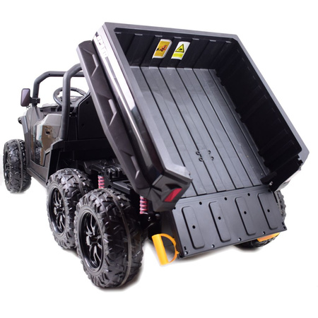 BUGGY 6 KOŁOWY DLA 2 DZIECI, ELEKTRYCZNA WYWROTKA, MIĘKKIE KOŁA, MIĘKKIE SIEDZENIE 800 WAT/XB1038