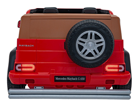 Pojazd Mercedes Benz MAYBACH G650 Czerwony