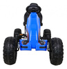 Duży Gokart Strong na pedały dla dzieci Niebieski + Obciążenie 100 kg + Koła EVA + Hamulec ręczny + Sportowy fotel