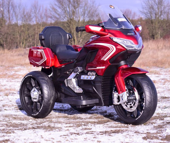 MEGA MOTOR  TURYSTYCZNY  NA AKUMULATOR  LAKIER, ŚWIATŁA/ HLW1688