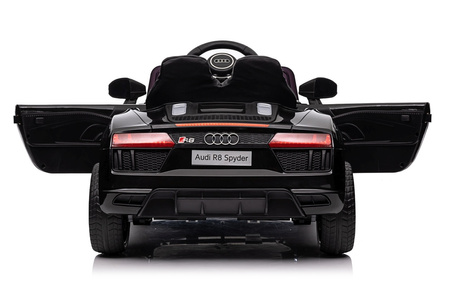 Audi R8 Policja na akumulator dla dzieci + Pilot + EVA + Wolny Start + MP3 LED