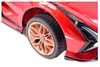 ORYGINALNE LAMBORGHINI SIAN, MIĘKKIE KOŁA, MIĘKKIE SIEDZENIE,  FUNKCJA BUJANIA - FULL OPCJA /QLS6388