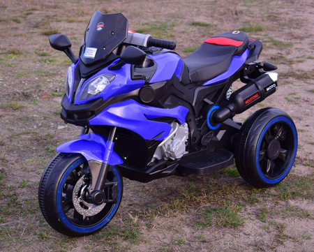 DUŻY MOTOR ŚCIGACZ  STRONG 2 EXCLUSIVE, ŚWIECĄCE KOŁA/HLX2018