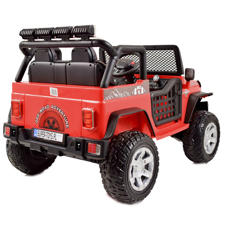 WIELKI DZIP 4X4  ROUGH SPEED, FUNKCJA BUJANIA, WALIZKA, MIĘKKIE KOŁA/XMX-617