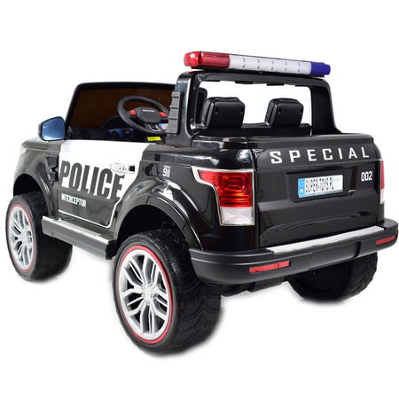 JEEP POLICJA 4X4 Z  AMORTYZATORAMI, PILOT,  REDUKTOR/ XMX-601-1