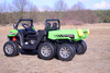 BUGGY 6 KOŁOWY DLA 2 DZIECI, ELEKTRYCZNA WYWROTKA, MIĘKKIE KOŁA, MIĘKKIE SIEDZENIE, 400 WAT/XMX623B