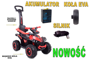 QUAD NA AKUMULATOR, JEŹDZIK, ODPYCHACZ, PCHACZ -  POJAZD WIELOFUNKCYJNY /921A