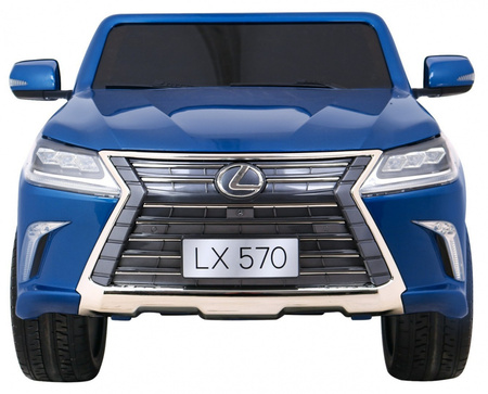 Lexus LX570 Lakierowane Autko dla 2 dzieci Niebieski  SUV + Pilot
