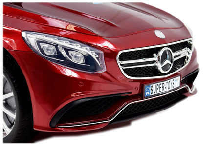 MERCEDES S63 AMG LICENCJA,LAKIER,  MIĘKKIE KOŁA EVA FULL OPCJA/HL169