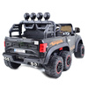 MEGA JEEP WORKS SIX 4X4, 2 X 12V MĘKKIE KOŁA, MIĘKKIE SIEDZENIE/JC003