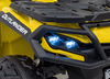 Quad Can Am Outlander ATV z Pilotem Żółty