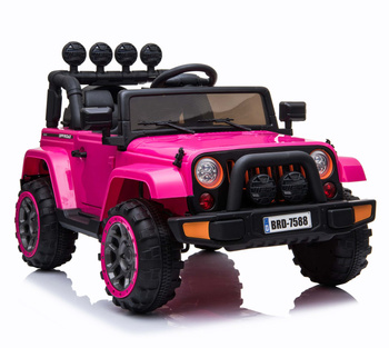 MEGA JEEP  FULLTIME, NAPĘD 4X4,  1X12V ,WOLNY START/ MIĘKKIE KOŁA,  FUNKCJA BUJANIAEXCLUSIVE/7588