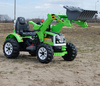 MOCNY TRAKTOR Z ŁYŻKĄ KINGDOM 12V  DWIE PRĘDKOŚCI/JS328A