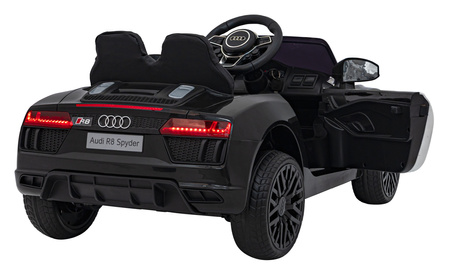 Audi R8 Policja na akumulator dla dzieci + Pilot + EVA + Wolny Start + MP3 LED
