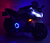 MEGA MOTOR ŚCIGACZ STRONG 2 EXCLUSIVE, ŚWIECĄCE KOŁA, GAZ W MANETCE, HAMULEC/DLS07