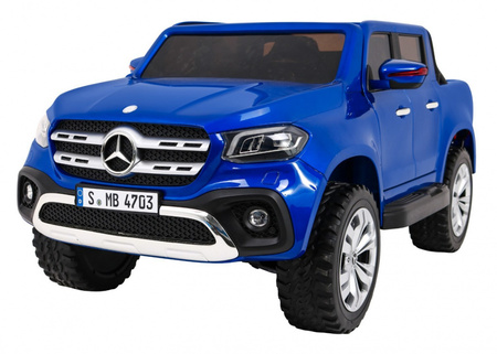 Mercedes Benz X-Class dla dzieci Lakier Niebieski Pickup 4x4