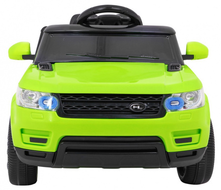 Autko Start Run na akumulator, Zielony SUV + Pilot