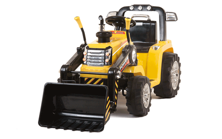 NAJMOCNIEJSZY TRAKTOR Z ŁYŻKĄ  I PILOTEM 12V  TRZY PRĘDKOŚCI/1005A