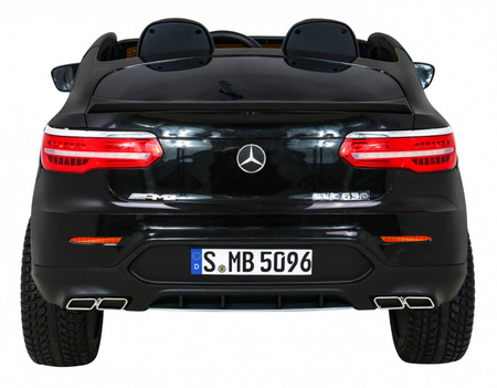 Auto Mercedes GLC 63S Czarne -  SUV dla dzieci + Napęd 4x4