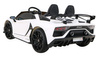 Lamborghini SVJ DRIFT dla 2 dzieci Biały + Funkcja driftu + Pilot