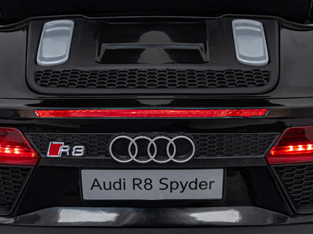 Audi R8 Policja na akumulator dla dzieci + Pilot + EVA + Wolny Start + MP3 LED