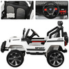 MEGA JEEP SUNSHINE, NAPĘD 4X4,  2X12V ,WOLNY START/ MIĘKKIE KOŁA, BLUETOOTH, RADIO EXCLUSIVE/2388