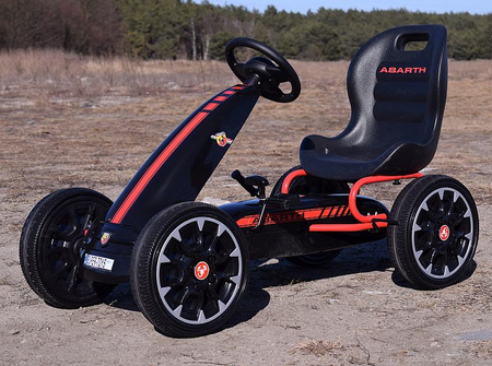 WIELKI LICENCJONOWANY  GOKART  FIAT ABARTH KOŁA EVA JAKOŚĆ /PB9388A