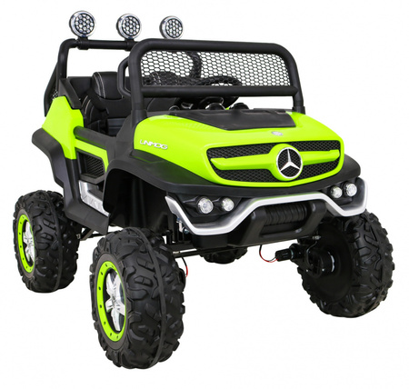 Mercedes Benz Unimog dla dzieci Zielony + Napęd 4x4