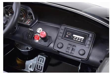 LICENCJONOWANY LAMBORGHINI AVENTADOR SVJ DLA 2 DZIECI FUNKCJA DRIFTU - LAKIER SUPER JAKOŚĆ, MIĘKKIE SIEDZENIE, MIĘKKIE KOŁA/SX2028