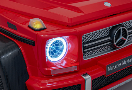 Pojazd Mercedes Benz MAYBACH G650 STRONG Czerwony