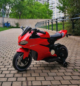 NAJNOWSZY WIELKI  MOTOR ŚCIGACZ , ŚWIECĄCE  KOŁA, PANEL, DŹWIĘKI, SKÓRA, GAZ W MANETCE/FT8728