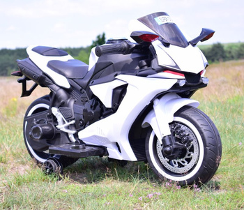 NAJNOWSZY  WIELKI MOTOR ŚCIGACZ- ŚWIECĄCE KOŁA ,PANEL, DŹWIĘKI, GAZ W RĄCZCE, MIĘKKIE SIEDZENIE /QD1900