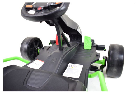 SZYBKI  GOKART FAST 3  Z FUNKCJĄ DRIFTU 24 V, RADIO, BLUETOOTH/BDM0933