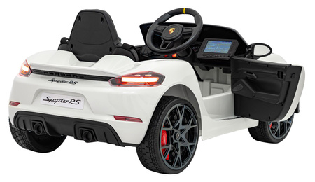 Pojazd Porsche Spyder RS 718 Biały