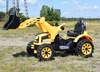 MOCNY TRAKTOR Z ŁYŻKĄ KINGDOM 12V  DWIE PRĘDKOŚCI/JS328A