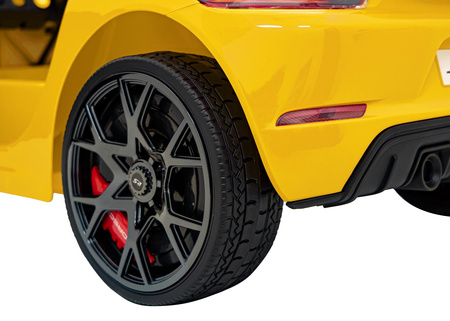 Pojazd Porsche Spyder RS 718 Żółty samochód sportowy
