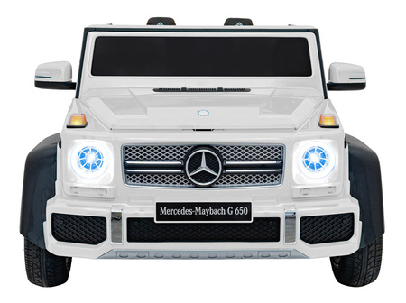 Pojazd Mercedes Benz MAYBACH G650 Biały