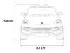 Porsche Cayenne S na akumulator dla dzieci Lakier Biały SUV + Pilot