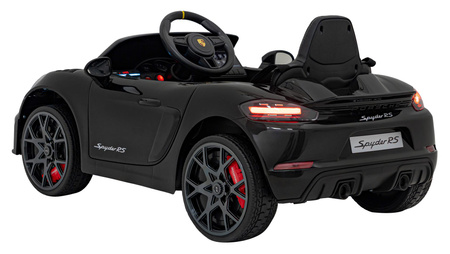 Pojazd Porsche Spyder RS 718 Czarny