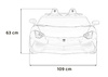 Auto Lamborghini Aventador SV na akumulator dla 2 dzieci Biały