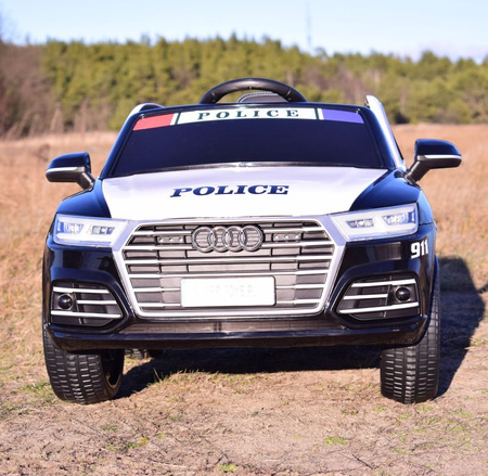AUDI Q5 POLICJA , MIĘKKIE KOŁA, MIĘKKIE SIEDZENIE, RADIO FM, BLUETOOTH -  PEŁNA OPCJA/S305