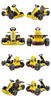 SZYBKI GOKART FANCY NA AKUMULATOR 12V, REGULOWANA  - ROZSUWANA RAMA,  SUPER ZABAWA\BDQ-8
