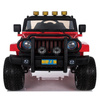MEGA JEEP 4X4 Z REDUKTOREM NAPĘDU  EXCLUSIVE, WOLNY START,MIĘKKIE KOŁA, 2x12V 10 Ah/WXE1688