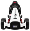 Gokart na akumulator Bolid XR-1 dla dzieci Biały + Regulowana kierownica + Profilowane siedzenie