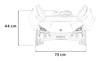 Pojazd Lamborghini Revuelto XL Biały