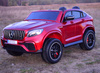 MERCEDES GLC 63S LICENCJA, 4X4, 2x12V, WALIZKA, MIĘKKIE KOŁA EVA, MIĘKKIE SIEDZENIE, LAKIER POLEROWANY, FULL OPCJA/XMX608