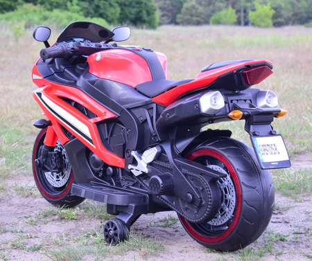 WIELKI MOTOR NA AKUMULATOR  -  GAZ W MANETCE, HAMULEC, ŚWIECĄCE KOŁA - SUPER JAKOSĆ/SD-R6