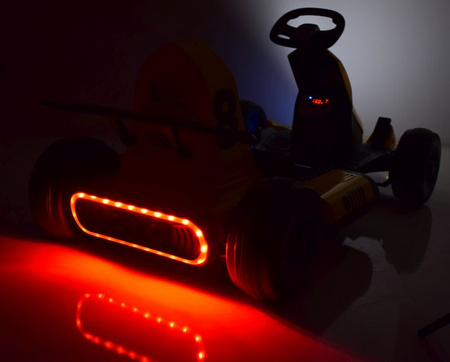 SZYBKI GOKART FANCY NA AKUMULATOR 12V, REGULOWANA  - ROZSUWANA RAMA,  SUPER ZABAWA\BDQ-8