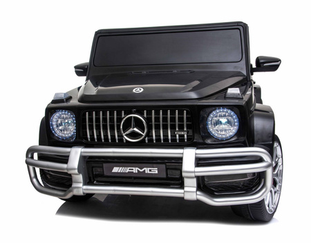 MERCEDES G63 AMG DLA 2 DZIECI, 24V, 4X4,  MIĘKKIE KOŁA EVA, MIĘKKIE SIEDZENIE, FULL OPCJA/S-307
