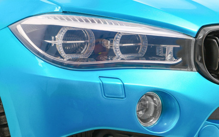 SUV BMW X6M XXL dla 2 dzieci Lakier Niebieski + Pilot